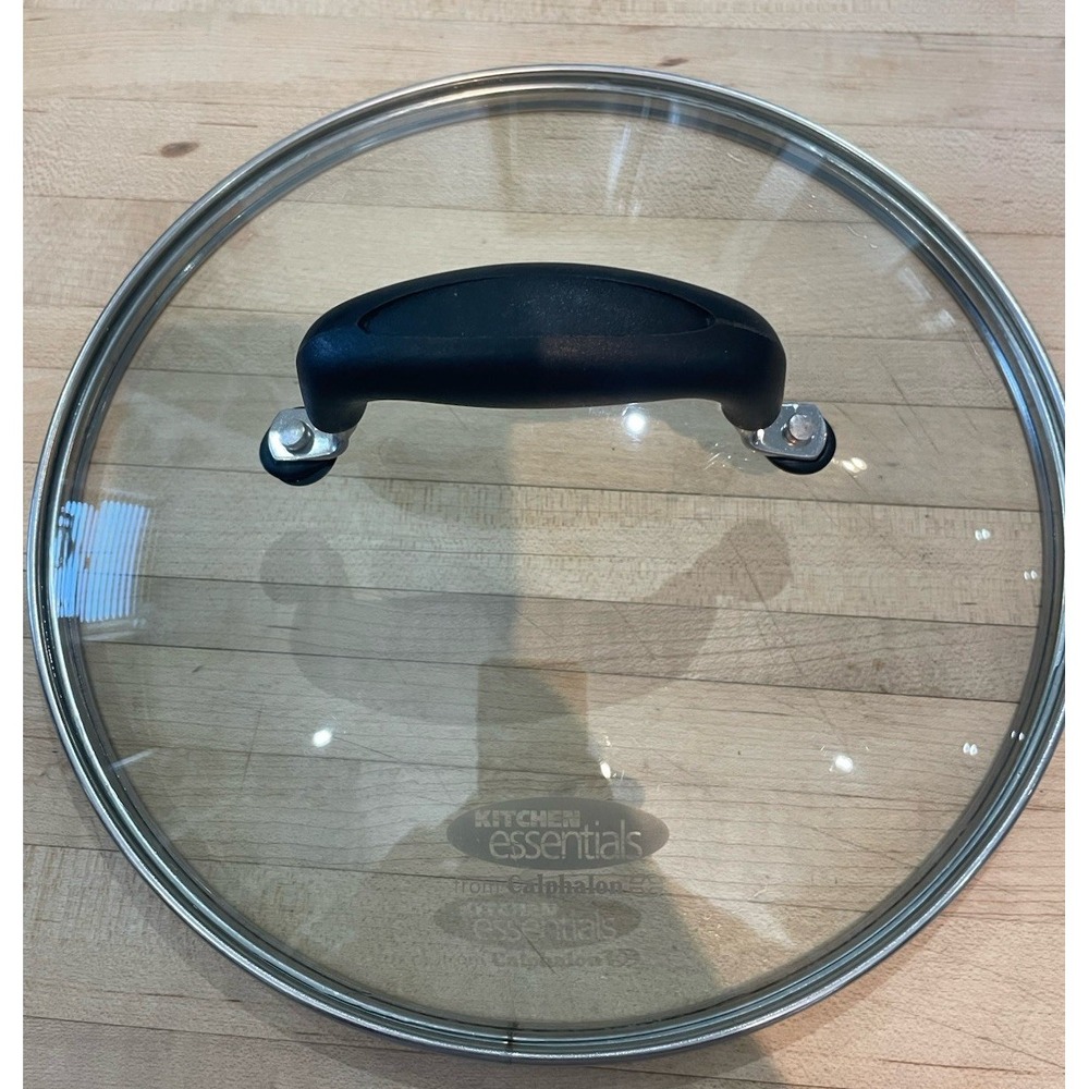 CALPHALON KITCHEN ESSENTIALS 9" OD Clear Glass REPLACEMENT Lid Only